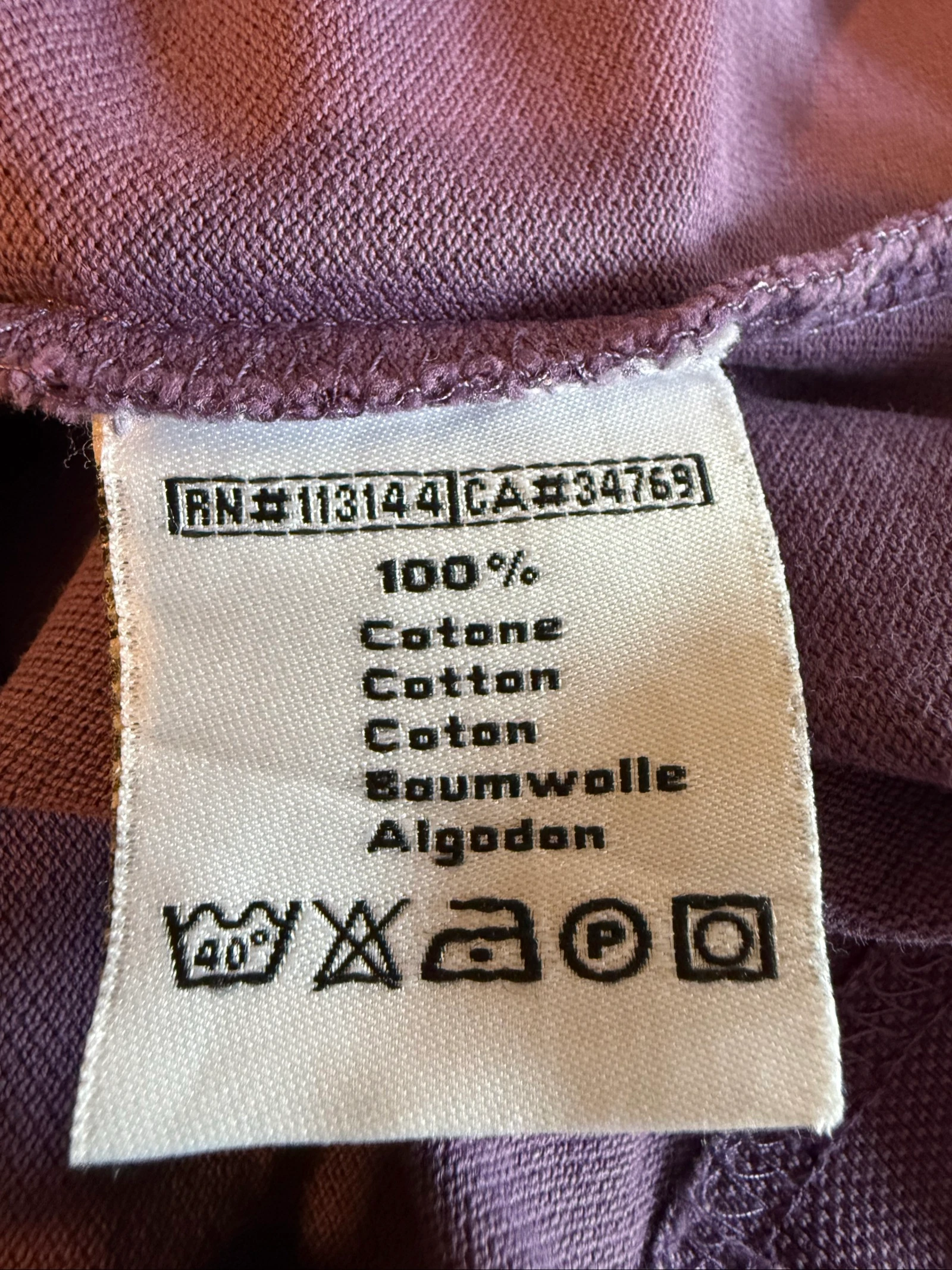Polo femme Robe Di Kappa violet taille M – Très bon état – photo 6